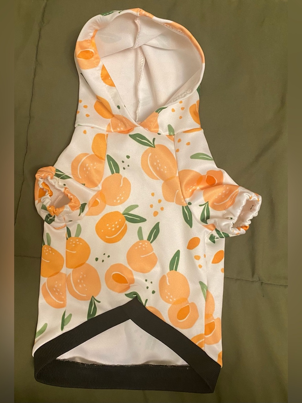 Print dog hoodie - Fruit Pattern